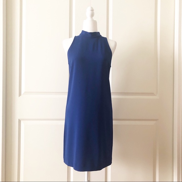 Theory Dresses & Skirts - Theory Clean Halter Day Dress/Cosmic Blue/Size 4